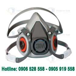 MẶT NẠ CHỐNG HÓA CHẤT NỬA MẶT 2 PHIN LỌC 3M SERI 6000