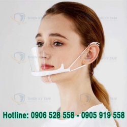 KHẨU TRANG NHỰA TRONG SUỐT