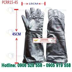 GĂNG TAY CHỊU NHIỆT PHỦ BẠC CASTONG PCRR15-45 (45CM)