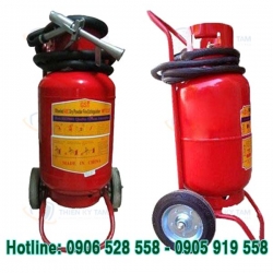 BÌNH CHỮA CHÁY DẠNG BỘT BC CÓ XE ĐẨY 