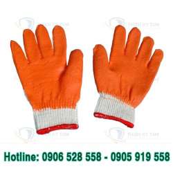 GĂNG TAY LEN PHỦ CAO SU